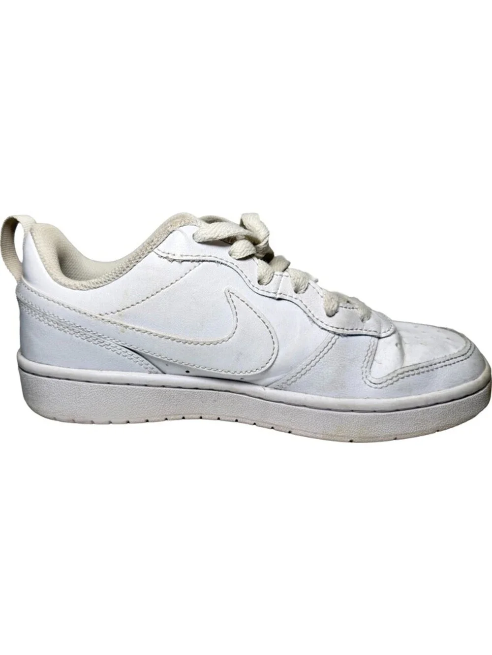 Nike Court Borough 2 Low White Casual Sneaker Youth 5Y Womens 6.5 BQ5448-100
